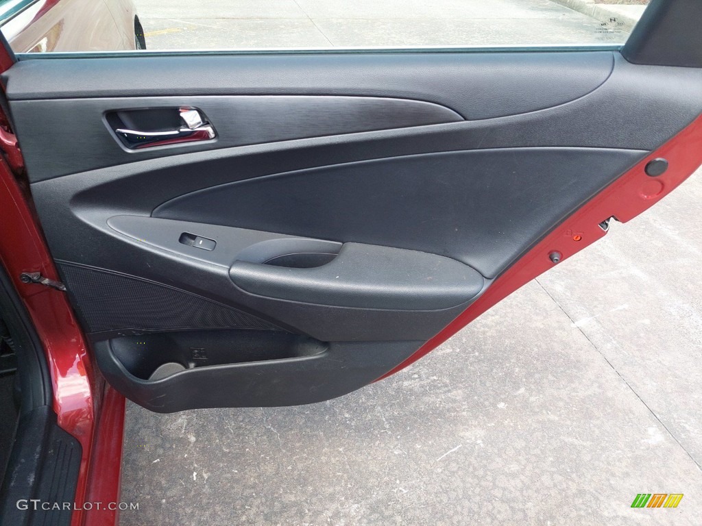 2012 Sonata SE - Sparkling Ruby Red / Black photo #20