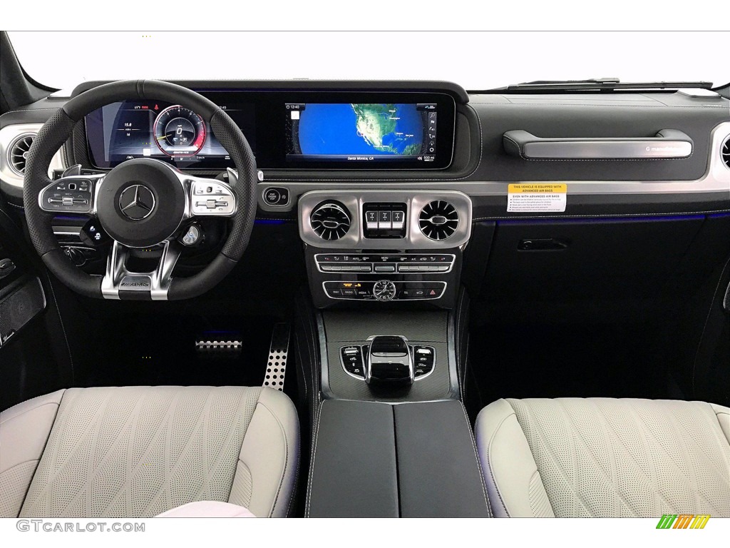 2021 Mercedes-Benz G 63 AMG Platinum White Dashboard Photo #142135137