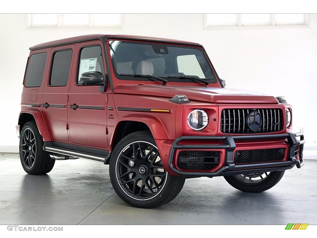 2021 G 63 AMG - G manufaktur Cardinal Red Magno (Matte) / Platinum White photo #12