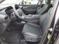 Black 2021 Hyundai Santa Fe Limited Interior Color