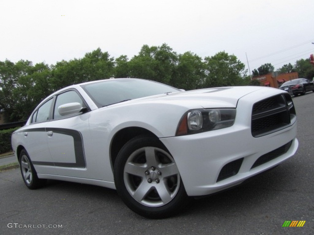2011 Charger Police - Bright White / Black photo #1