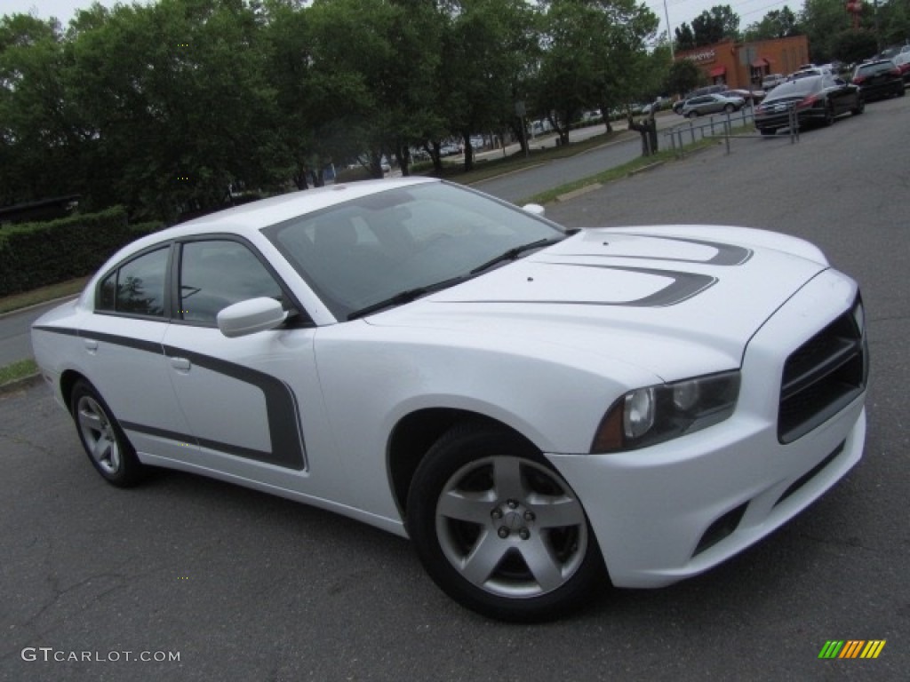 2011 Charger Police - Bright White / Black photo #3