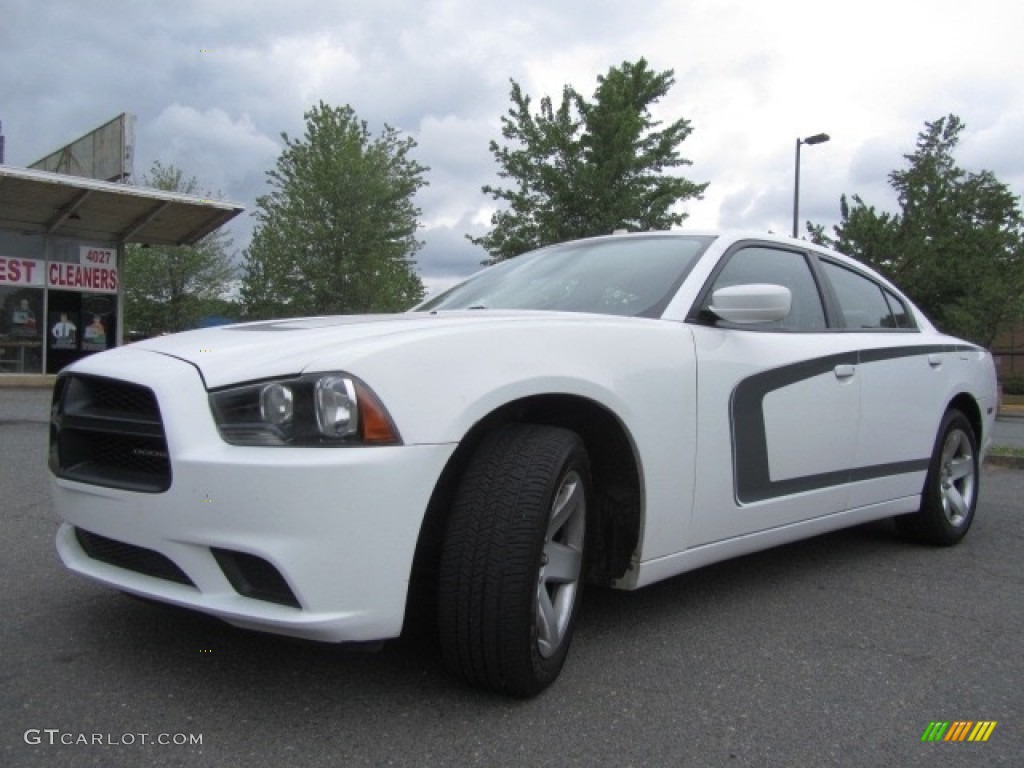 2011 Charger Police - Bright White / Black photo #6