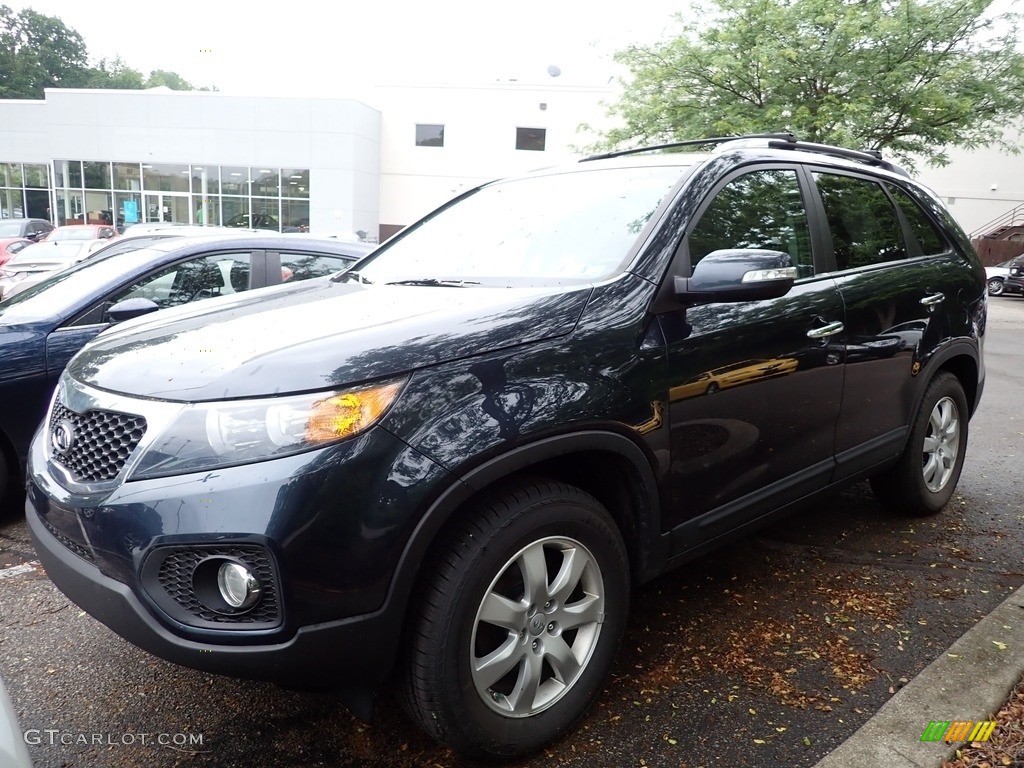 2013 Sorento LX AWD - Baltic Blue / Black photo #1