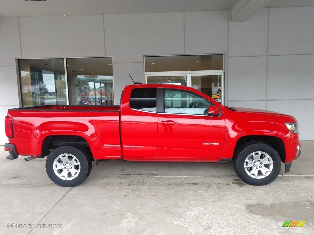 2020 Colorado LT Extended Cab - Red Hot / Jet Black photo #3