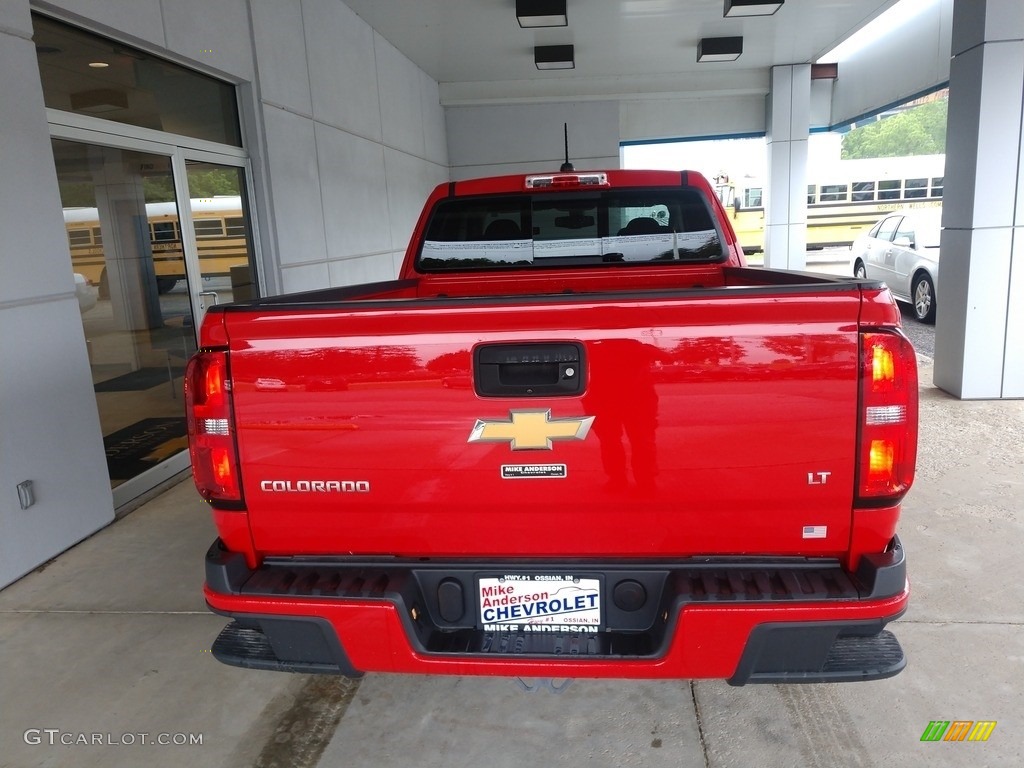 2020 Colorado LT Extended Cab - Red Hot / Jet Black photo #5