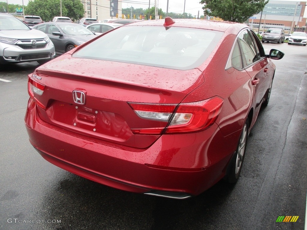 2018 Accord LX Sedan - Radiant Red Metallic / Gray photo #5
