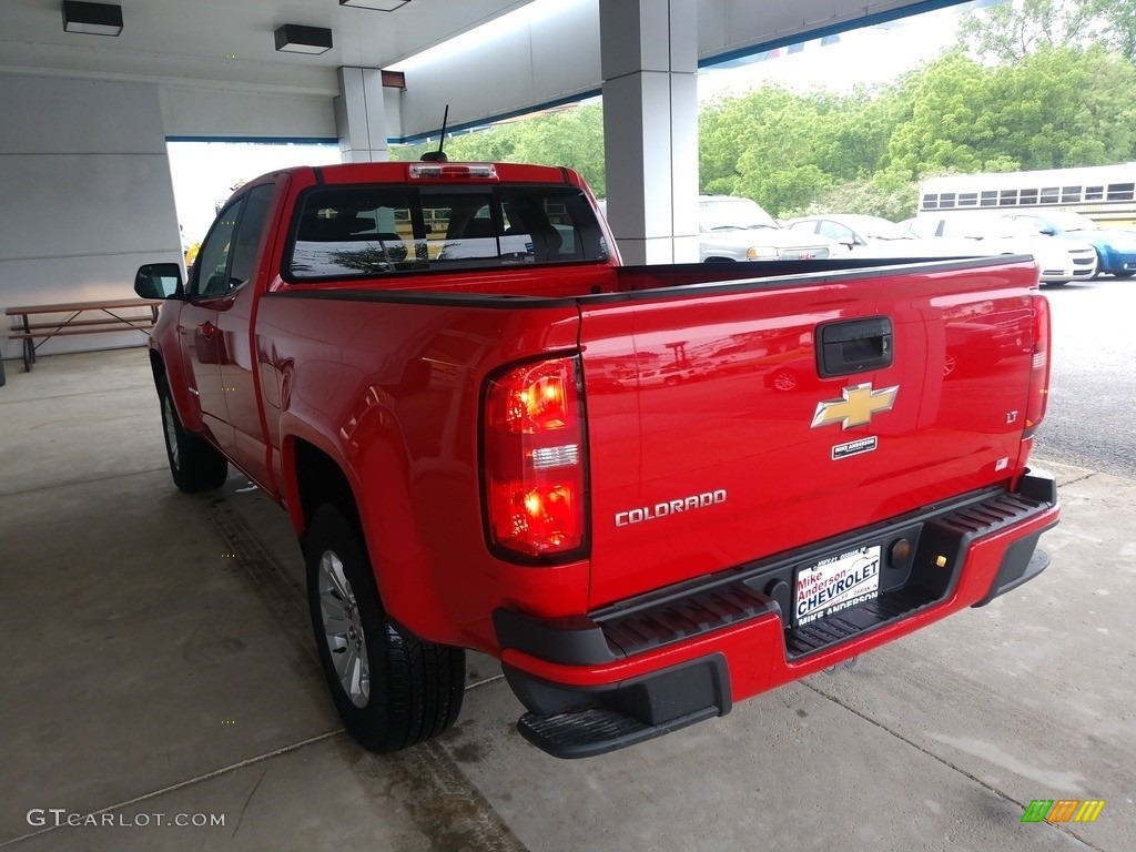 2020 Colorado LT Extended Cab - Red Hot / Jet Black photo #7