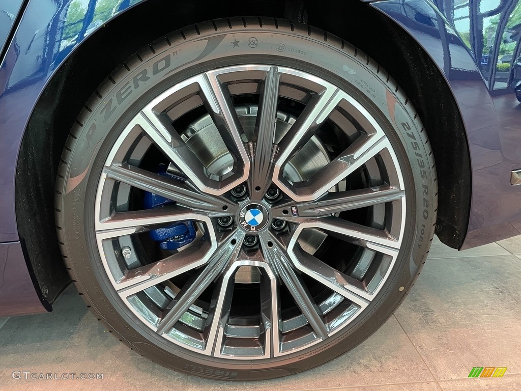 2022 7 Series 750i xDrive Sedan - Tanzanite Blue Metallic / Cognac photo #3