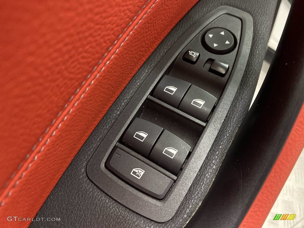 2018 BMW X2 xDrive28i Magma Red Door Panel Photo #142137280