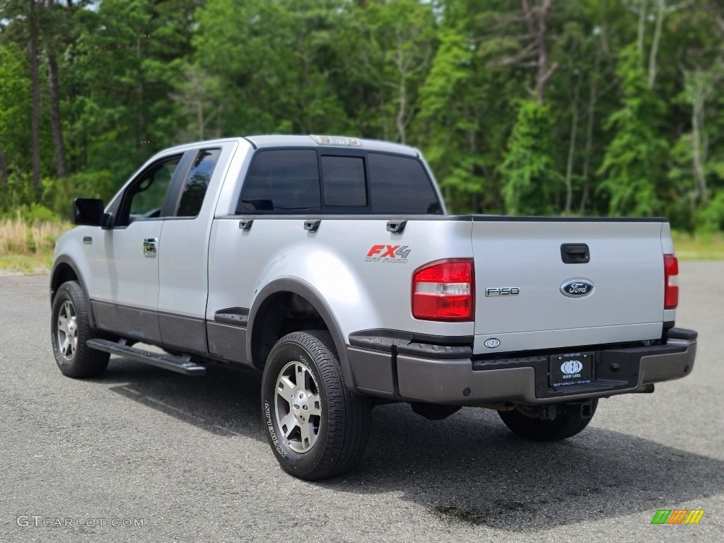 2005 F150 FX4 SuperCab 4x4 - Silver Metallic / Black photo #3