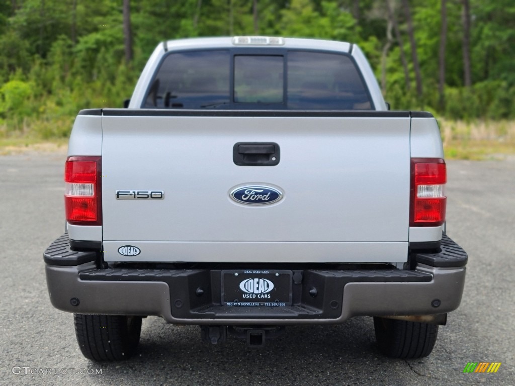 2005 F150 FX4 SuperCab 4x4 - Silver Metallic / Black photo #4