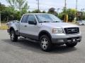 Silver Metallic 2005 Ford F150 FX4 SuperCab 4x4 Exterior