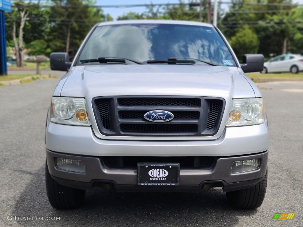2005 F150 FX4 SuperCab 4x4 - Silver Metallic / Black photo #8