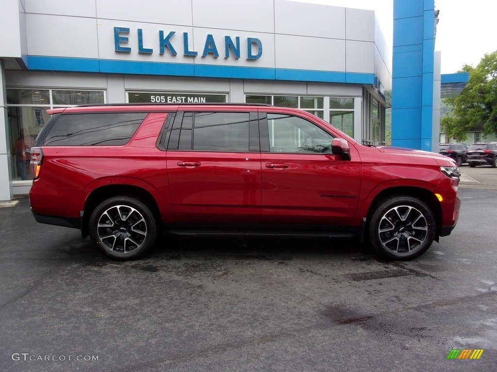 2021 Suburban RST 4WD - Cherry Red Tintcoat / Jet Black photo #2
