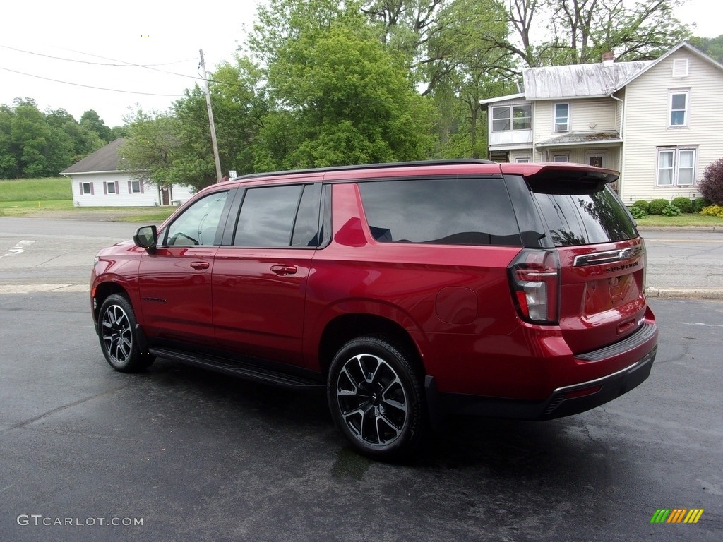 2021 Suburban RST 4WD - Cherry Red Tintcoat / Jet Black photo #5
