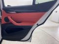 2018 BMW X2 Magma Red Interior Door Panel Photo