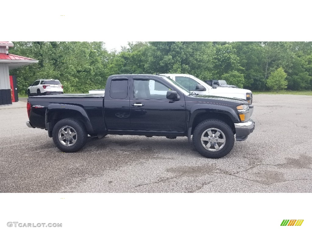 Onyx Black 2012 GMC Canyon SLE Extended Cab 4x4 Exterior Photo #142138342