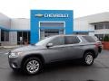 Satin Steel Metallic 2020 Chevrolet Traverse LT AWD Exterior