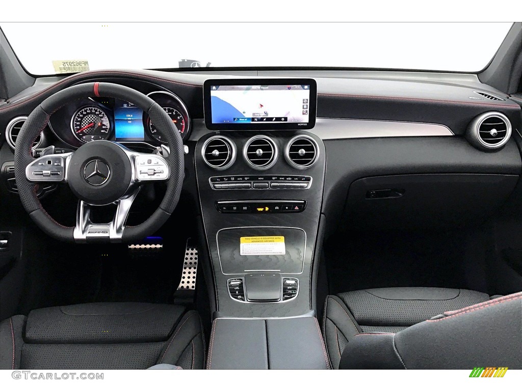 2021 Mercedes-Benz GLC AMG 43 4Matic Black Dashboard Photo #142138681