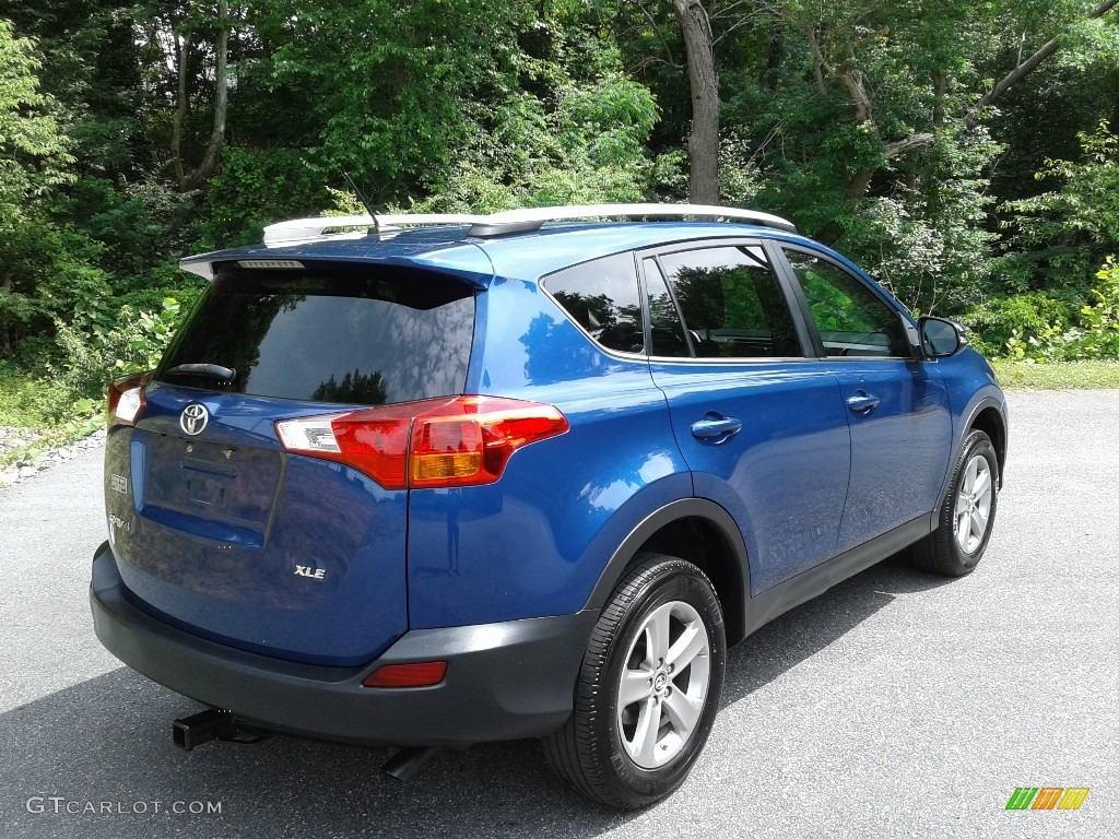2015 RAV4 XLE - Blue Crush Metallic / Black photo #6
