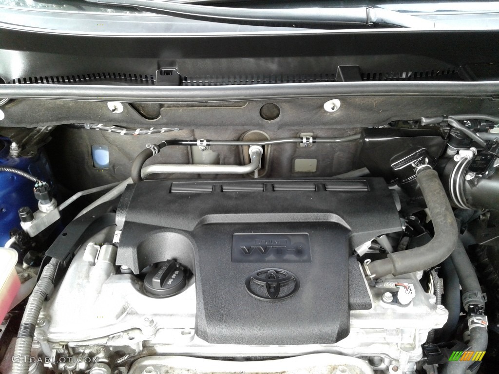 2015 RAV4 XLE - Blue Crush Metallic / Black photo #9
