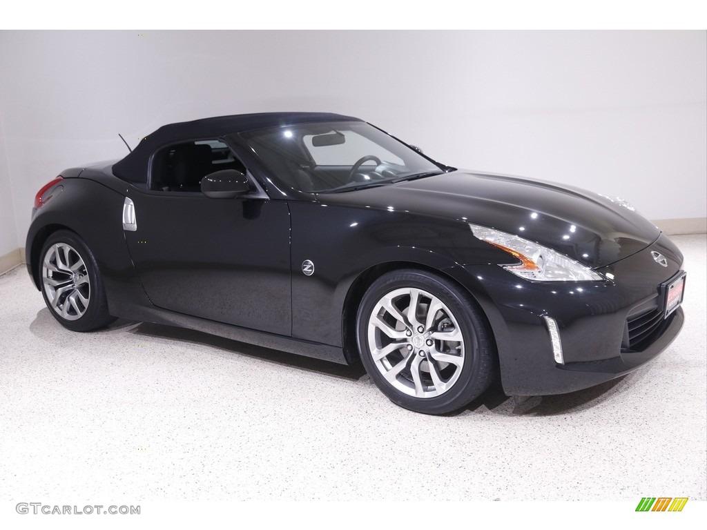 Magnetic Black 2014 Nissan 370Z Touring Roadster Exterior Photo #142139008
