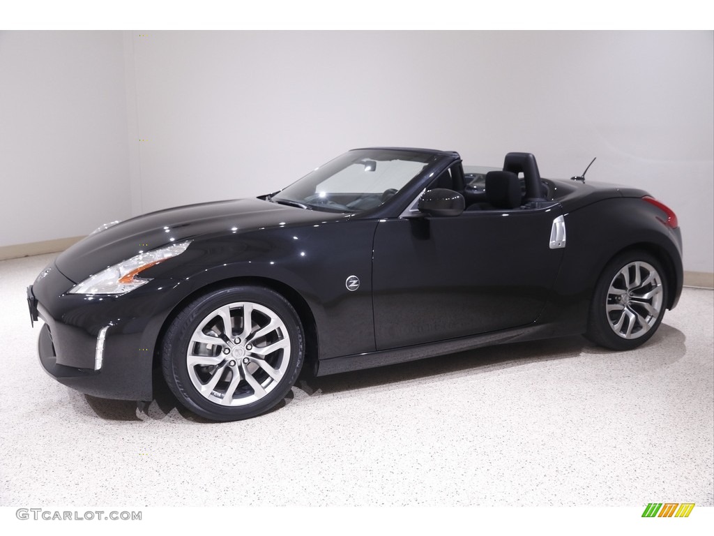 Magnetic Black 2014 Nissan 370Z Touring Roadster Exterior Photo #142139050