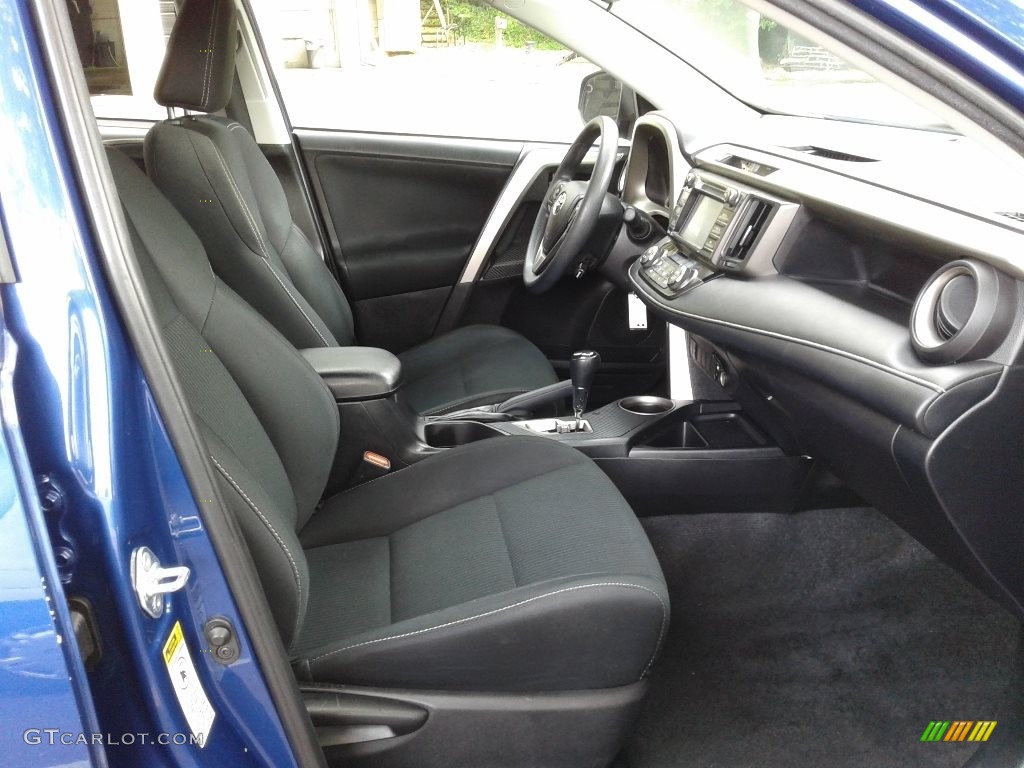 2015 RAV4 XLE - Blue Crush Metallic / Black photo #16