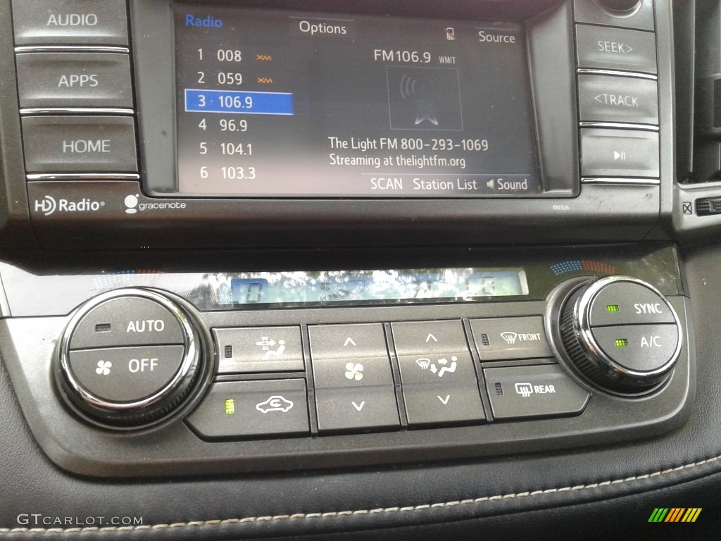 2015 RAV4 XLE - Blue Crush Metallic / Black photo #22
