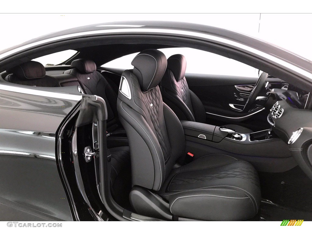 Black Interior 2019 Mercedes-Benz S 560 4Matic Coupe Photo #142139596