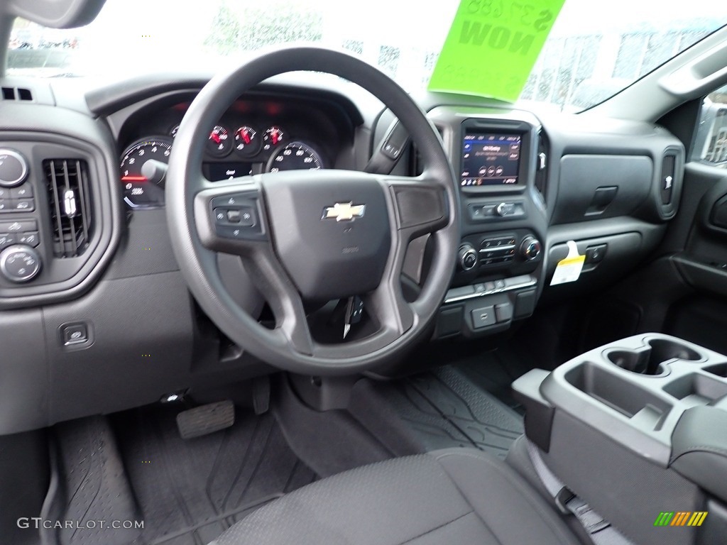 2020 Chevrolet Silverado 1500 WT Regular Cab 4x4 Jet Black Dashboard Photo #142139731