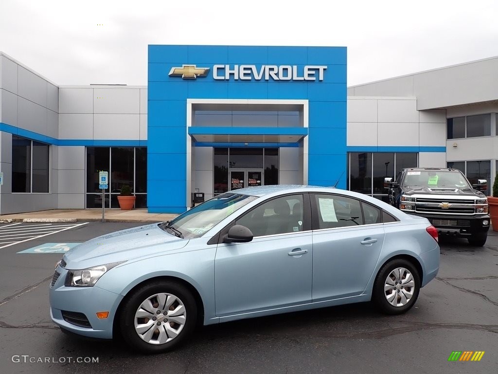 2012 Cruze LS - Ice Blue Metallic / Jet Black/Medium Titanium photo #1