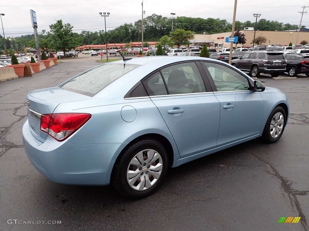 2012 Cruze LS - Ice Blue Metallic / Jet Black/Medium Titanium photo #9