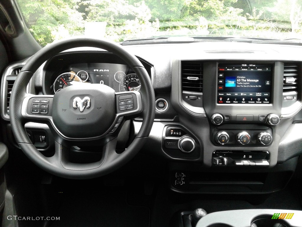2021 Ram 2500 Tradesman Crew Cab 4x4 Black Dashboard Photo #142141606