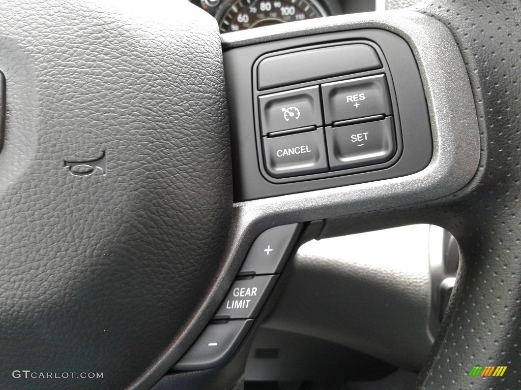 2021 Ram 2500 Tradesman Crew Cab 4x4 Black Steering Wheel Photo #142141666