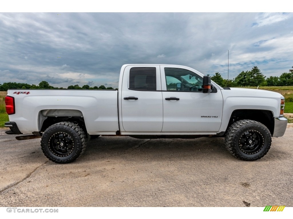 Summit White 2016 Chevrolet Silverado 2500HD WT Double Cab 4x4 Exterior Photo #142141969
