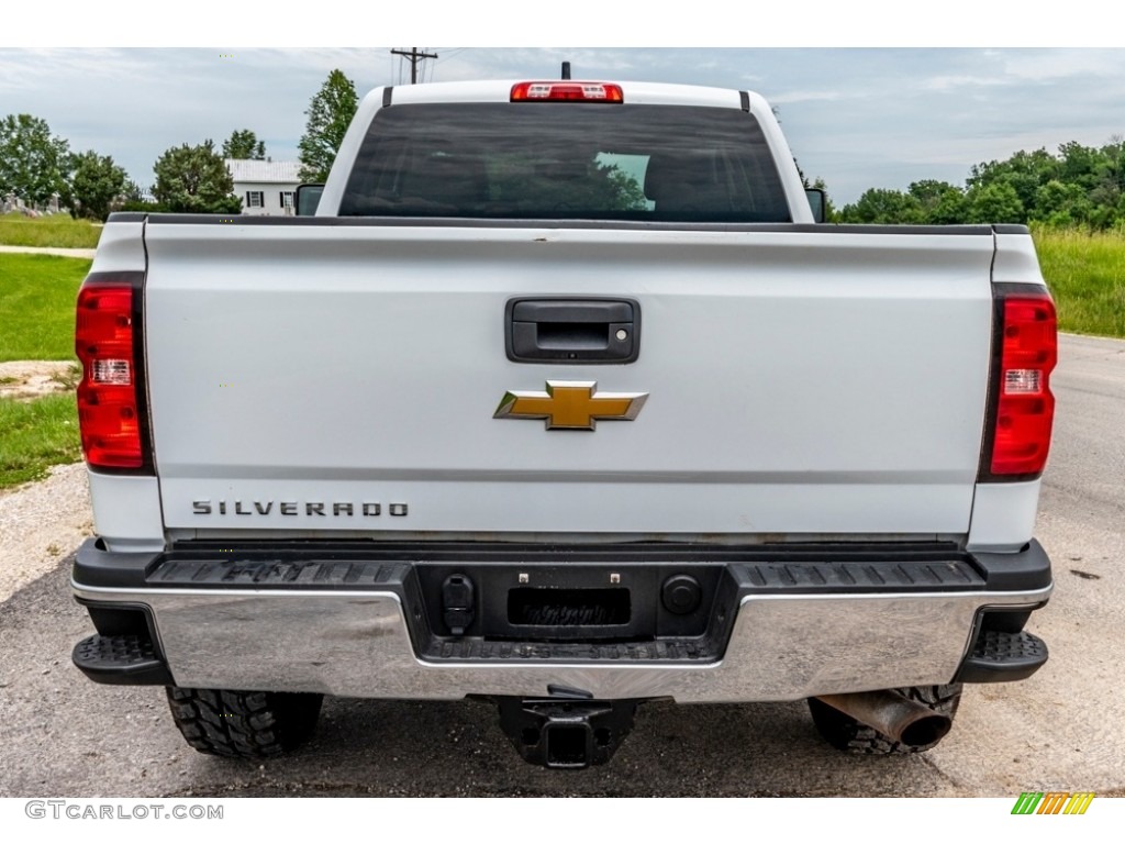 2016 Silverado 2500HD WT Double Cab 4x4 - Summit White / Dark Ash/Jet Black photo #5