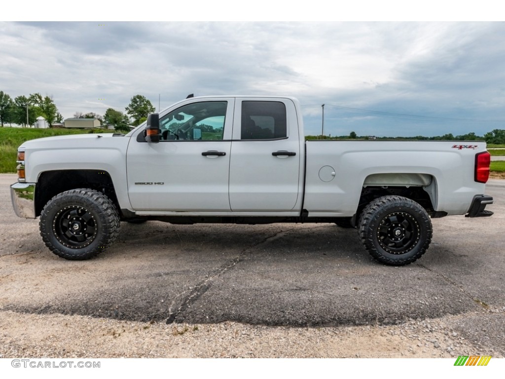 2016 Silverado 2500HD WT Double Cab 4x4 - Summit White / Dark Ash/Jet Black photo #7