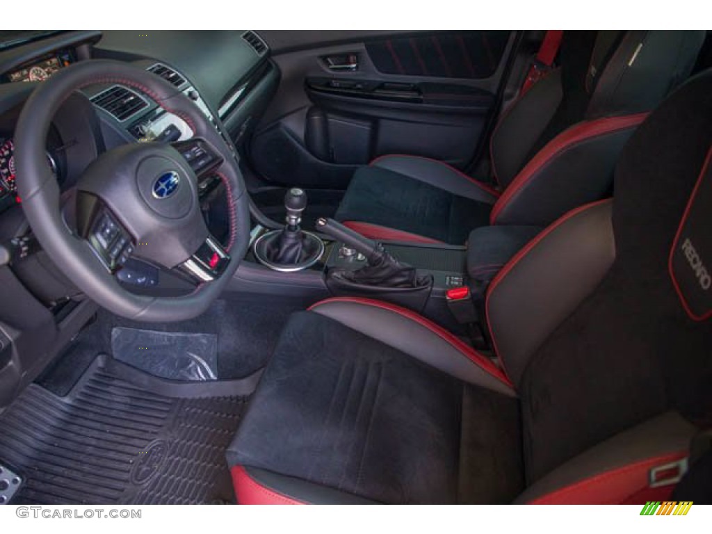2020 WRX STI - Lapis Blue Pearl / Recaro Ultra Suede/Carbon Black photo #3