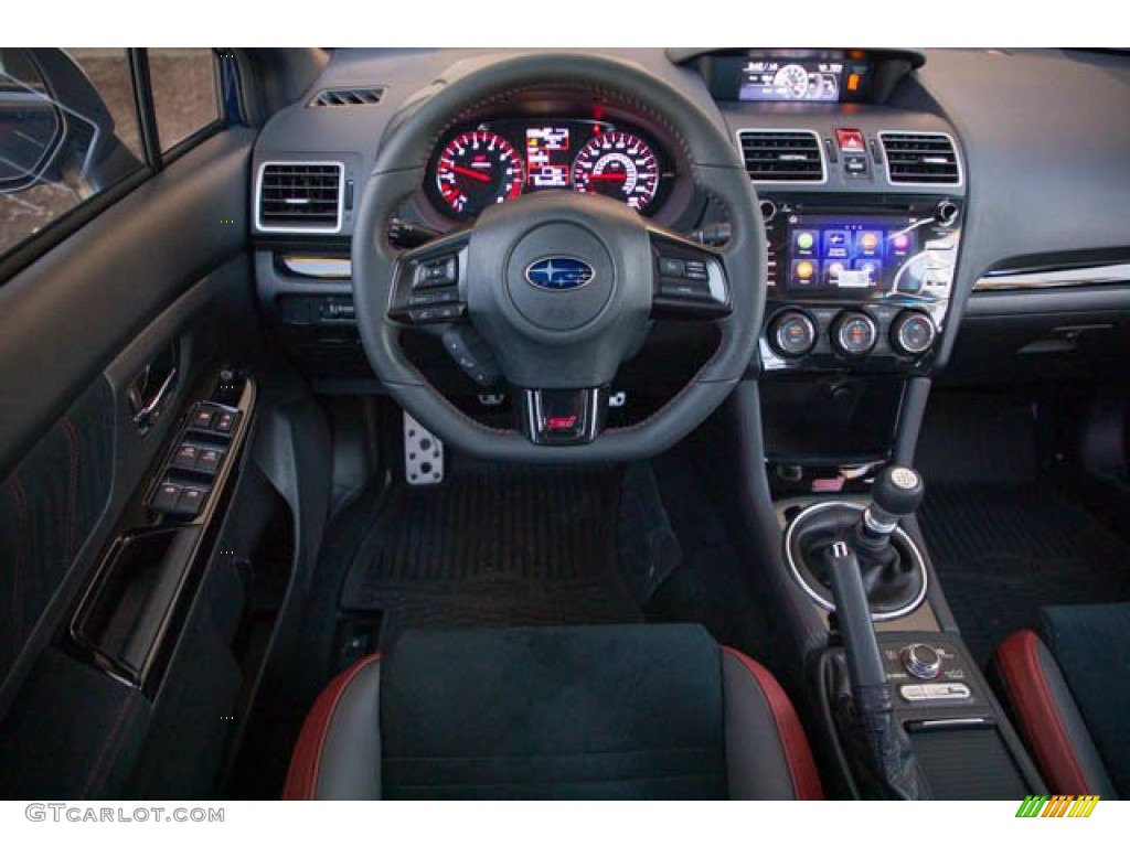 2020 WRX STI - Lapis Blue Pearl / Recaro Ultra Suede/Carbon Black photo #5