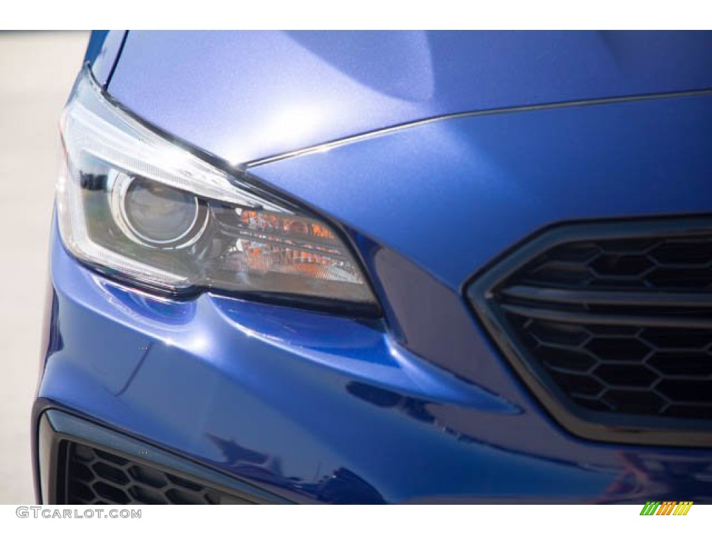 2020 WRX STI - Lapis Blue Pearl / Recaro Ultra Suede/Carbon Black photo #8