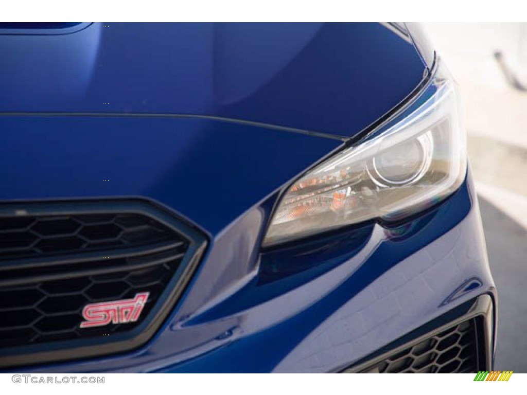 2020 WRX STI - Lapis Blue Pearl / Recaro Ultra Suede/Carbon Black photo #9
