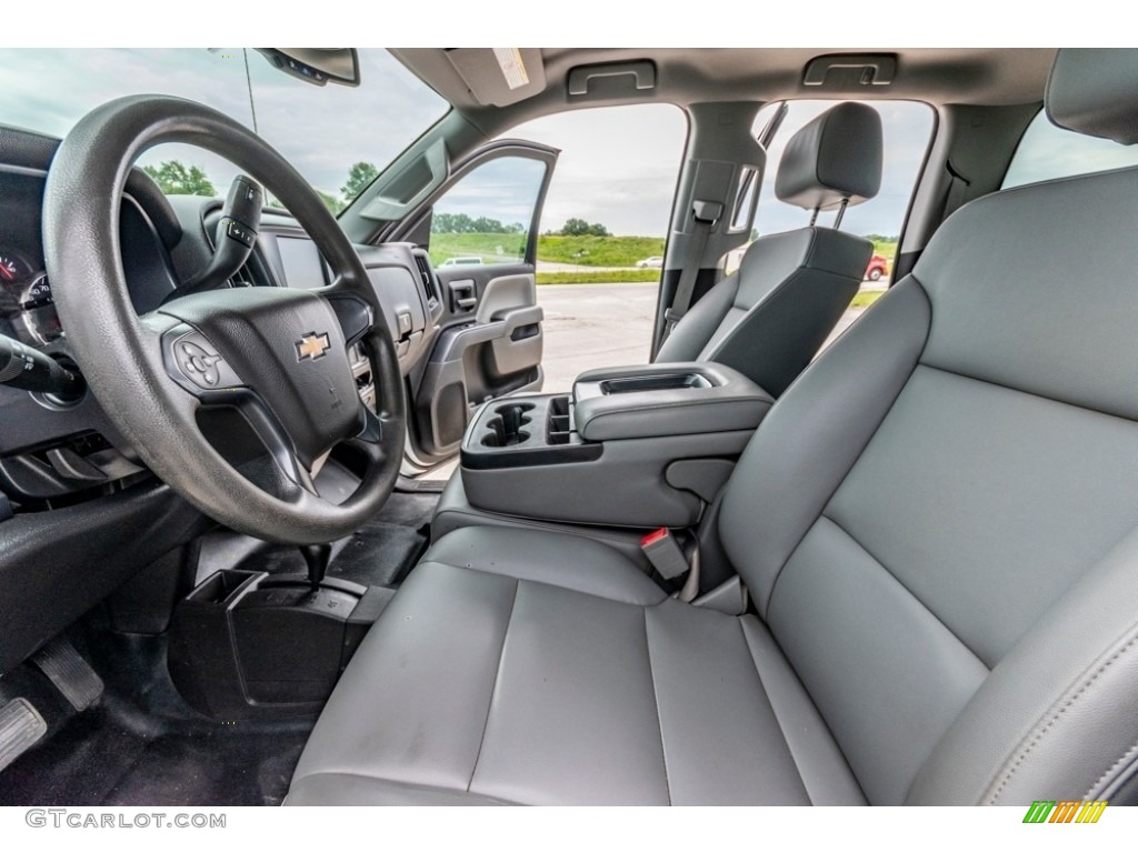 Dark Ash/Jet Black Interior 2016 Chevrolet Silverado 2500HD WT Double Cab 4x4 Photo #142142305