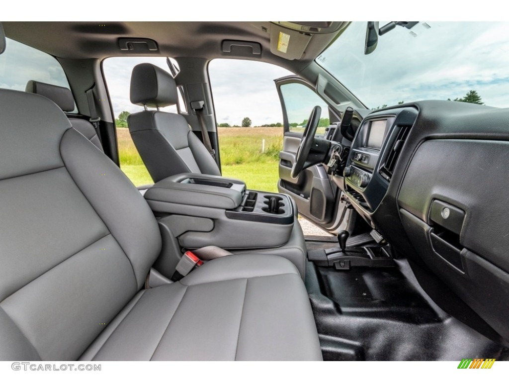 Dark Ash/Jet Black Interior 2016 Chevrolet Silverado 2500HD WT Double Cab 4x4 Photo #142142491