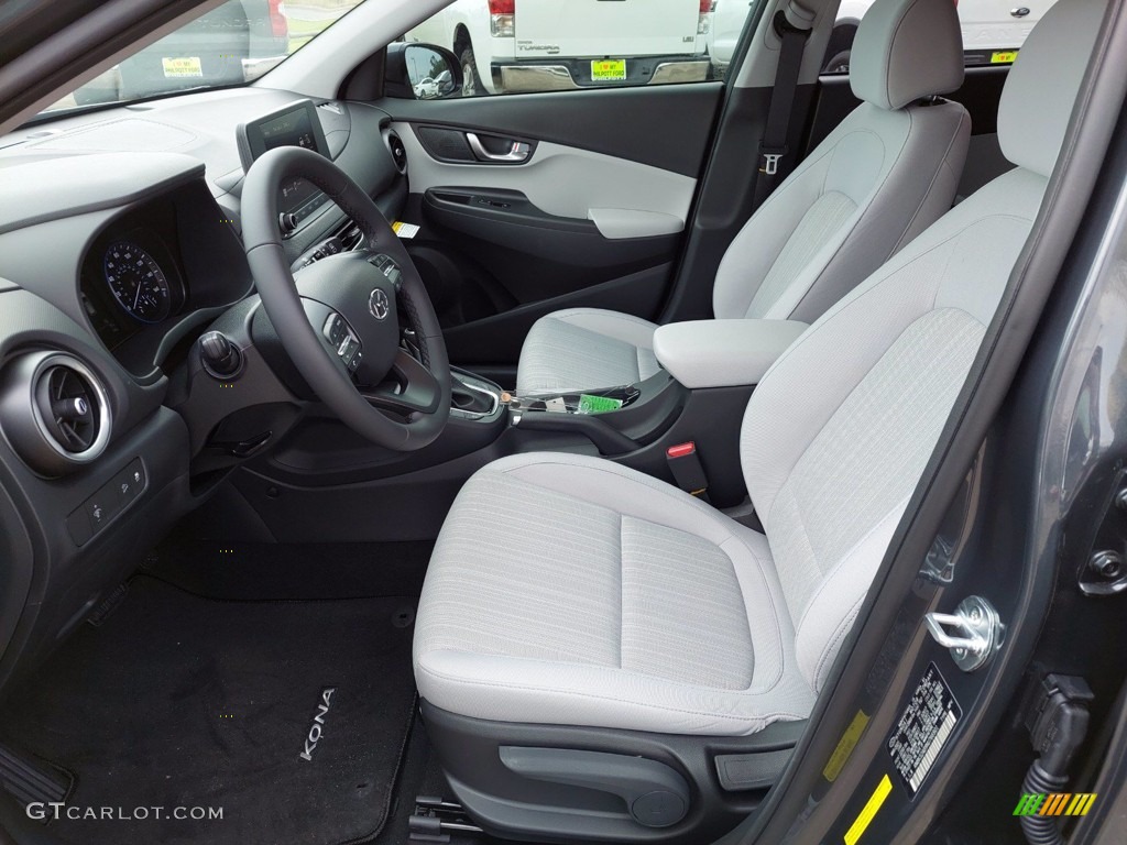 Gray/Black Interior 2022 Hyundai Kona SEL Photo #142142539