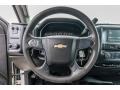 Dark Ash/Jet Black 2016 Chevrolet Silverado 2500HD WT Double Cab 4x4 Steering Wheel