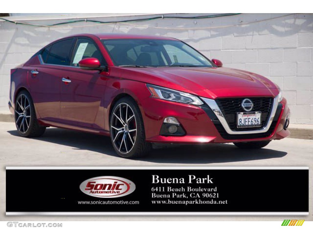 2019 Altima SV - Scarlet Ember Tintcoat / Charcoal photo #1
