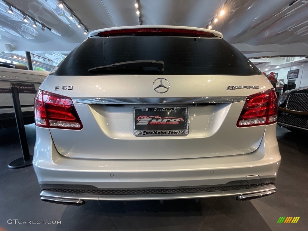 2015 E 63 AMG S 4Matic Wagon - Diamond Silver Metallic / Chestnut Brown/Black photo #7