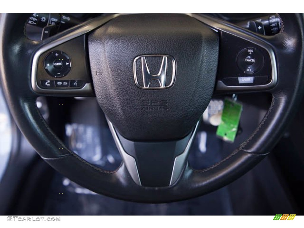 2018 Civic Sport Hatchback - Sonic Gray Metallic / Black photo #13